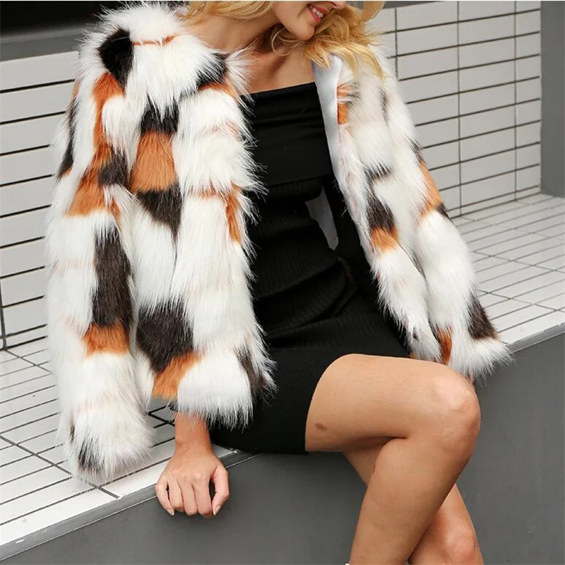 Autumn short faux mink leather jacket womens winter thicken warm fur leather coat women slim jackets jaqueta de couro fashion