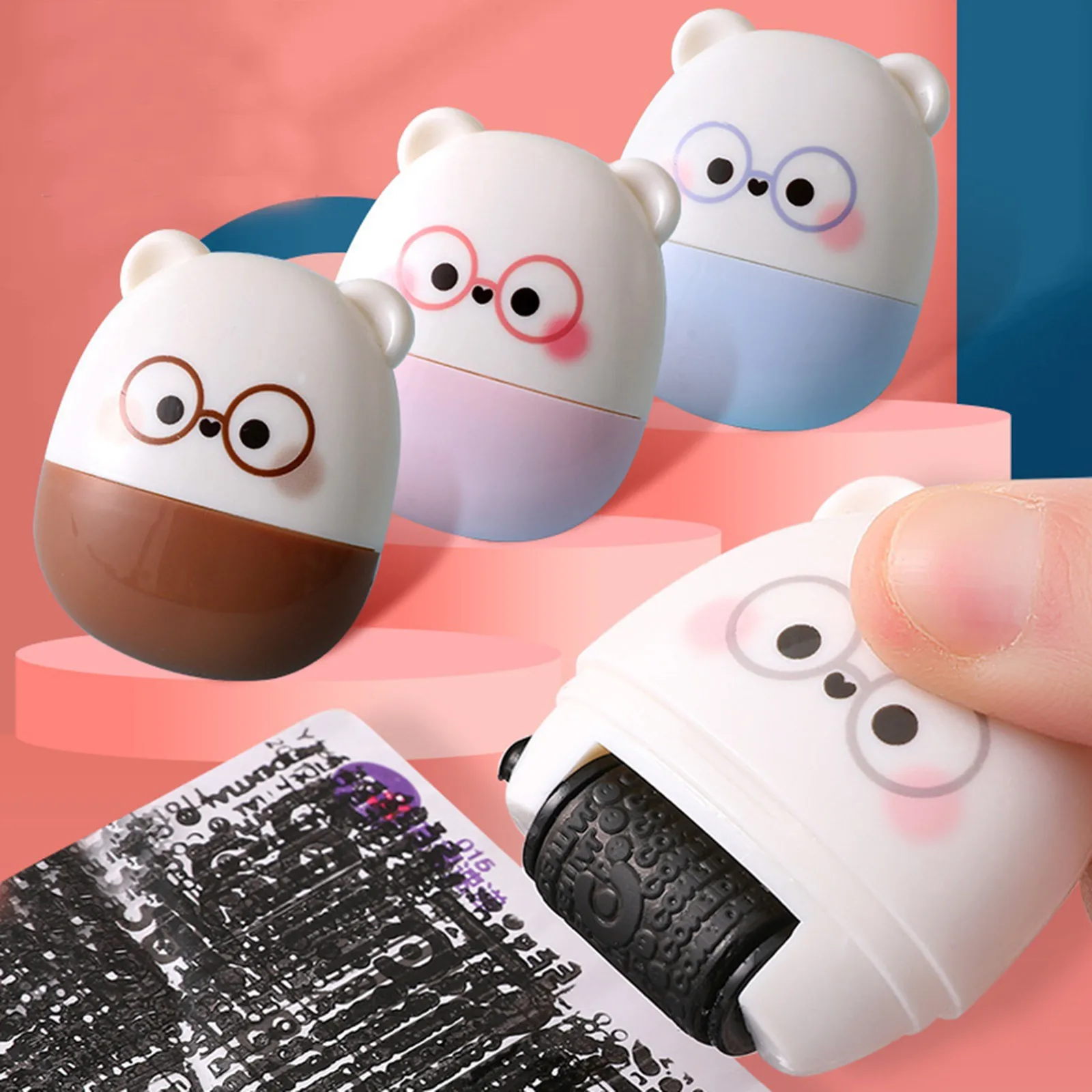 

Remove Courier information smear pen garbled confidential seal privacy unpacking correction device Protection Roller stamp