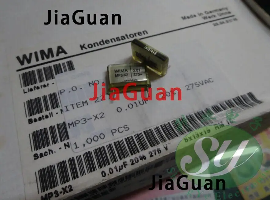 10 шт. новинка искусственная кожа 0 01 мкФ 275VAC 10NF 103 RM15MM MP3-X2 series 10N275VAC 0.01U275VAC 103/275VAC