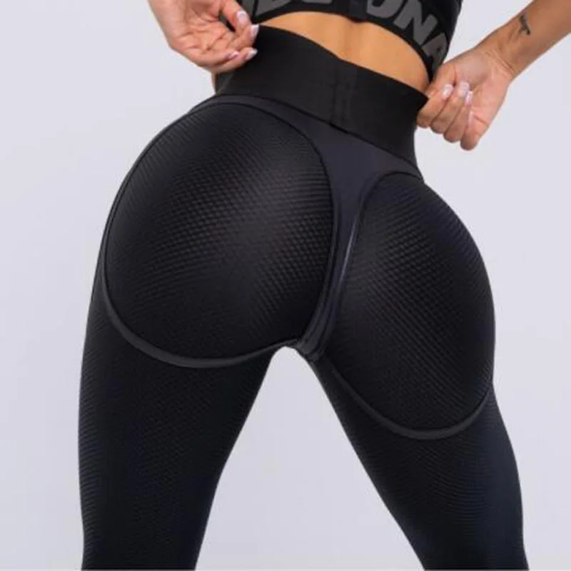 

CXUEY Push Up Mesh Sports Ninth Pants Women Splice Yoga Pants Outdoor Fitness Yoga Sport Pants Jogging Gym Wear Workout Leggings