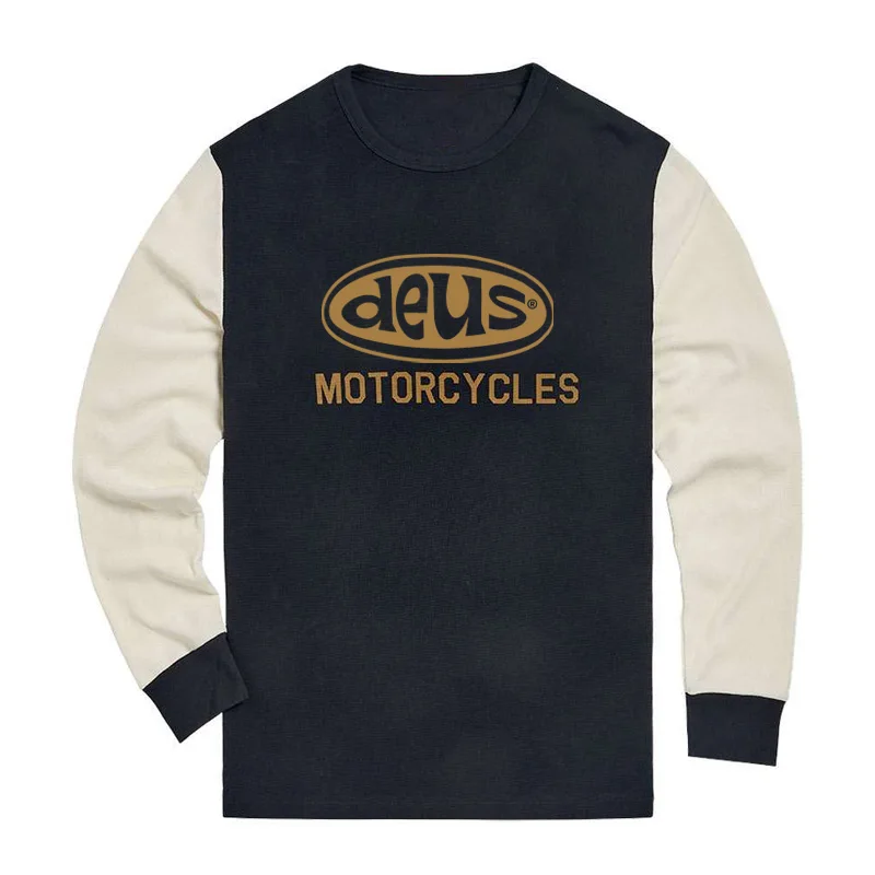 Новинка 2025 DEUS EX MACHINA свободный трикотаж с длинными рукавами для гонщика