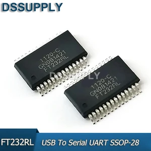 1PCS FT232RL FT232R FT232 SSOP-28 USB To Serial UART Original Integrated Circuits For Arduino