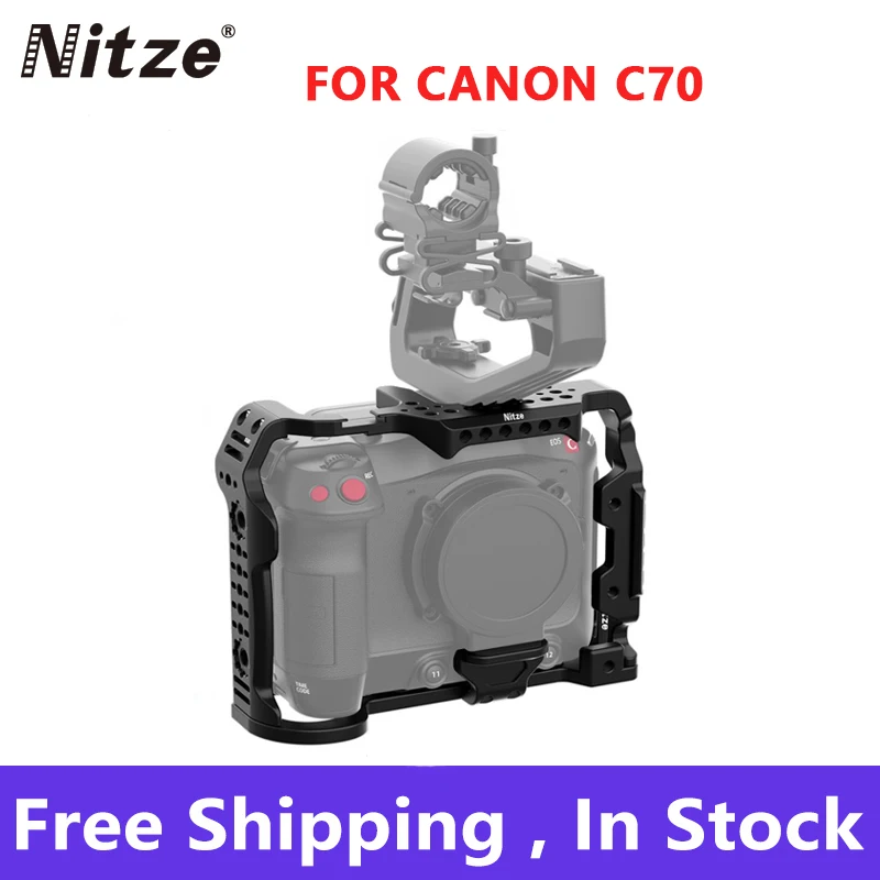 

NITZE CAMERA CAGE FOR CANON C70-T-C02A Aluminum Alloy Hot selling new product free shipping Support for wholesale fast delivery