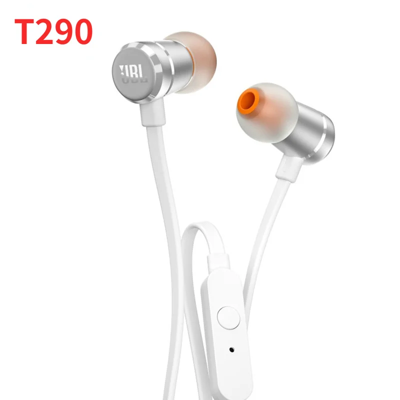 

3.5mm Wired Headphones TUNE 290 Stereo Sports Bass Headphones 1 Button Remote Handsfree Call with Mic