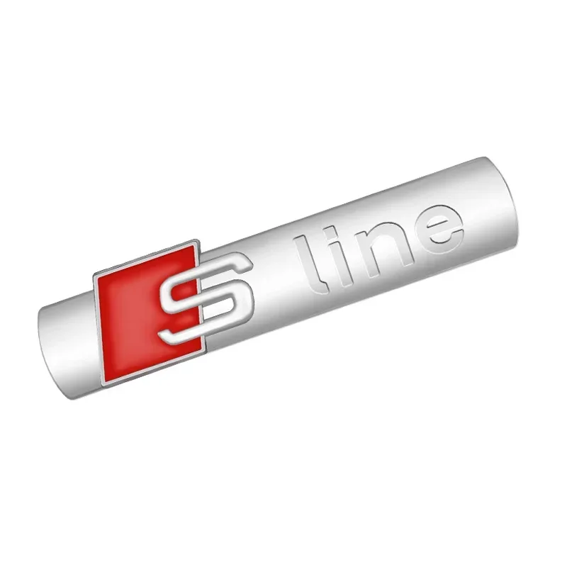 

3D металлический значок S-Line, наклейки с эмблемой автомобиля, декоративные наклейки для Audi A3 Q5 A1 TT R8 Q3 A8 A4 A5 A6 Q6 S3 Q2 S1 Q4 Q7 A7 SQ8 SQ2