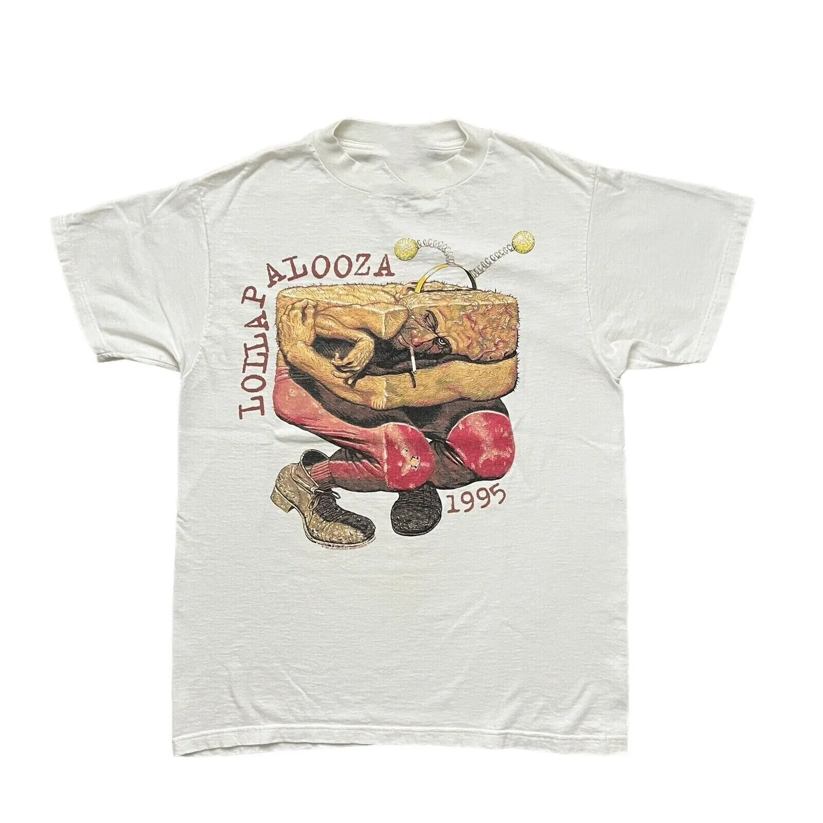 Винтажная 1995 футболка для музыкального фестиваля Lollapalooza