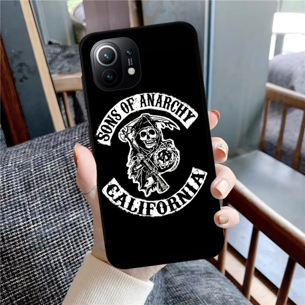 Чехол для телефона Американские ТВ Сыны анархии Xiaomi Mi 5X 8 9 10 11 12 lite pro 10T PocoX3pro PocoM3 Note
