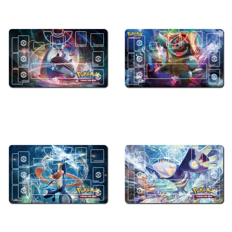 

Игровой коврик с персонажами анимации Pokemon Greninja Lapras Samurott Kyogre
