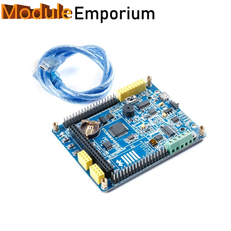 

Welded Pin Header IOT STC MCU STC8A8K64S4A12 64 51 MCU Learning Board Development Board