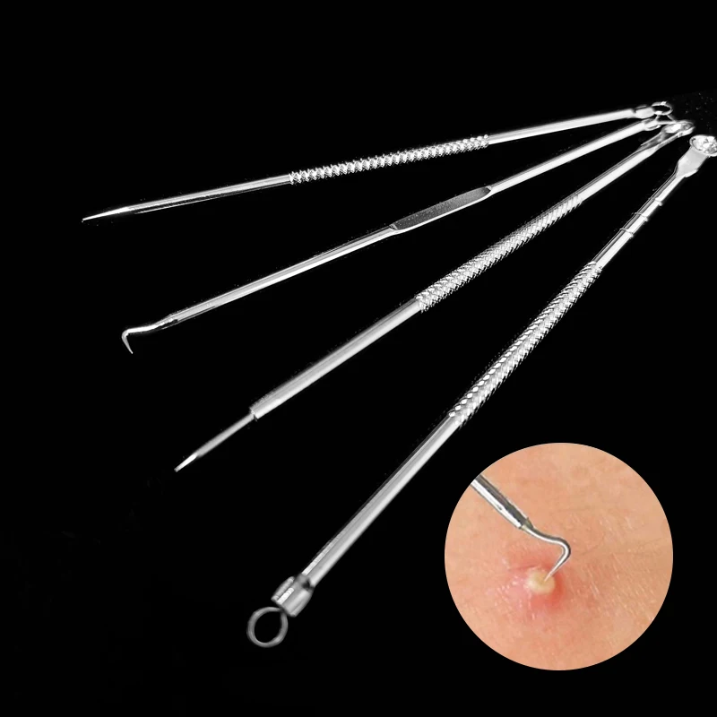 

1/2/3/4/5PCS Acne Blackhead Removal Needles Black Dots Pimples Acne Remover Squeeze Deep Cleansing Blackhead Skin Care Tools