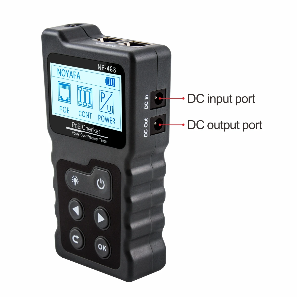 Noyafa телефон для измерения напряжения и силы тока с ЖК-дисплеем