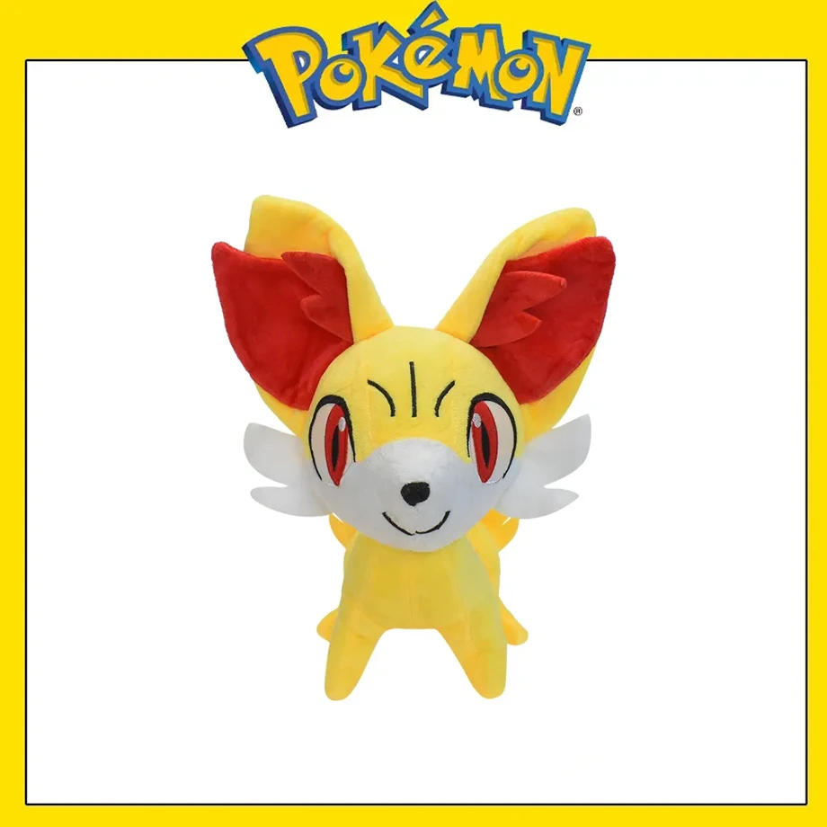 

Новые плюшевые игрушки из аниме «Покемон» Fennekin, мягкая плюшевая игрушка, кавайная мягкая лиса, плюшевые игрушки, милые Мультяшные куклы, подарок для детей, мальчиков и девочек, 29 см