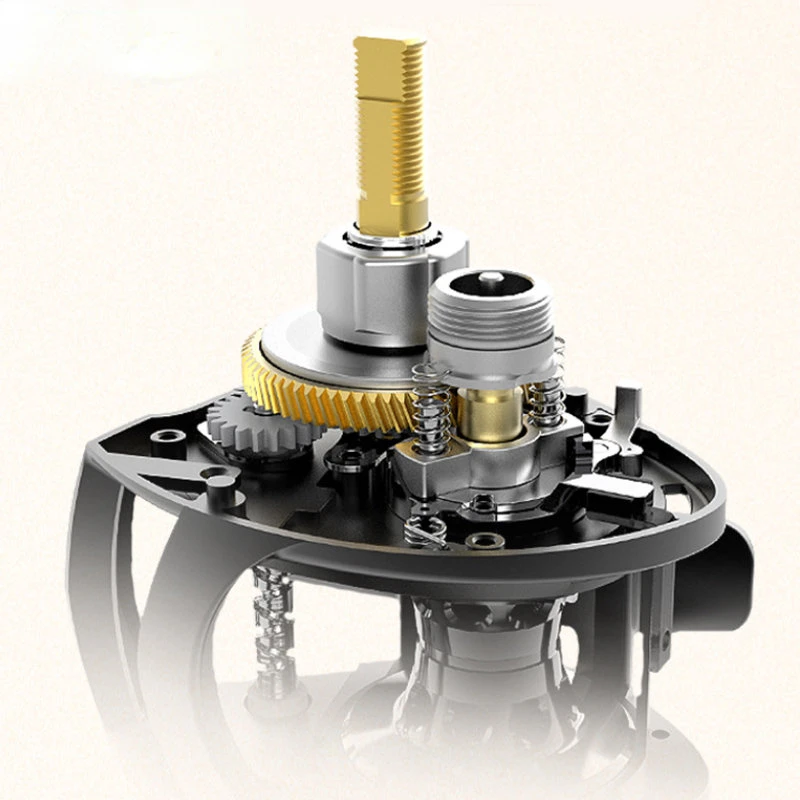 Катушка GLS для заброса приманки карамельного цвета макс. нагрузка 8 кг рыболовная