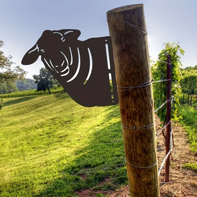 Металлическое железное ограждение для двора животное Декор овца поделки