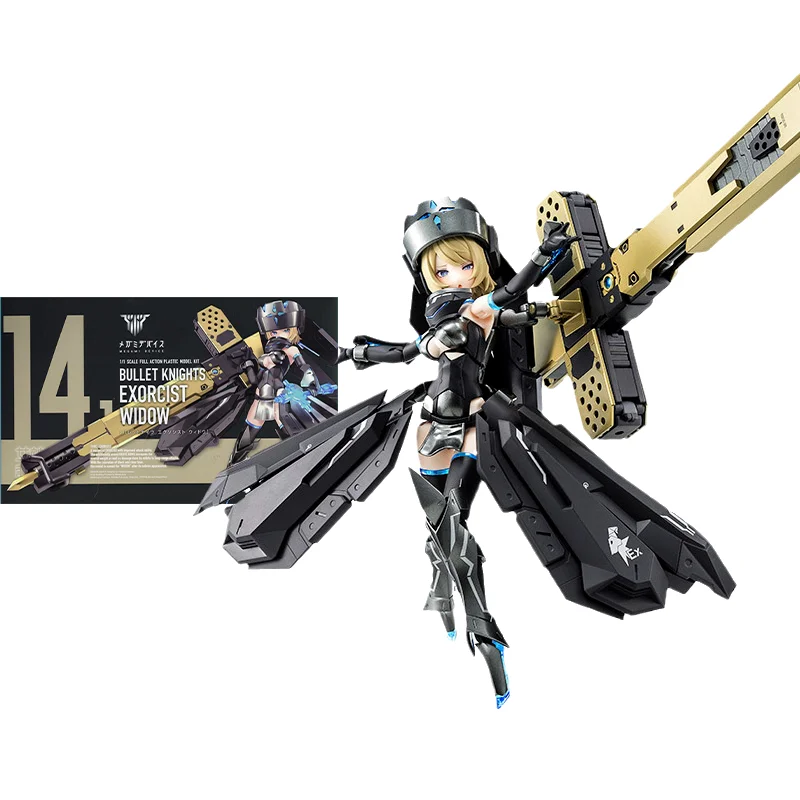 

Original BULLET KNIGHTS EXORCIST WIDOW Mobile Suit Girl Anime Action Figure Toys Collectible Model Ornaments Gifts for Children