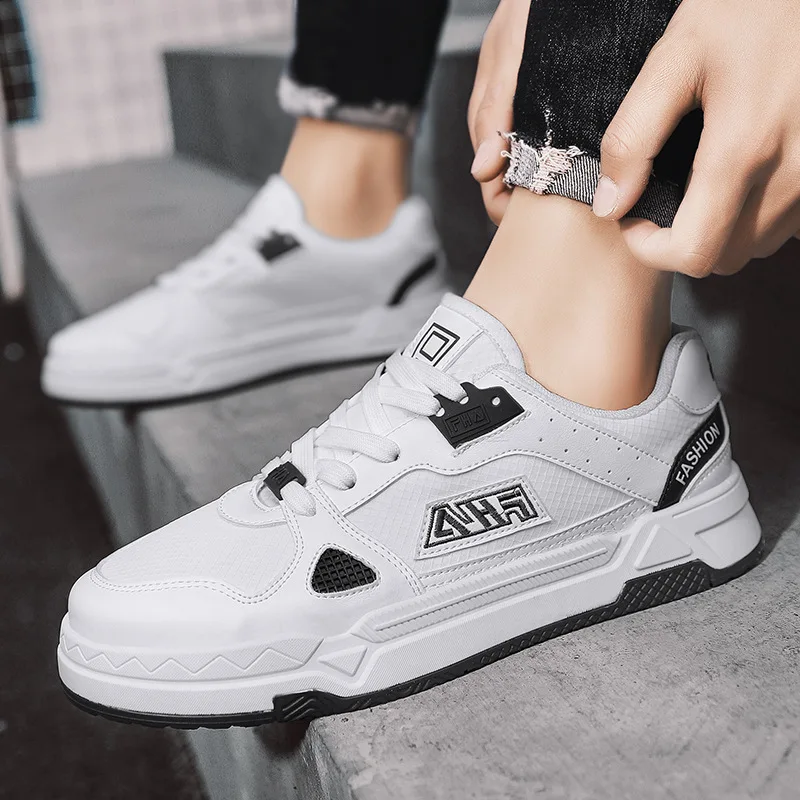 

Spring Summer New Style Men Board Shoes Lace Up Korean-style Versatile Fashion Men Shoes Sneakers Casual Sports Shoes Men