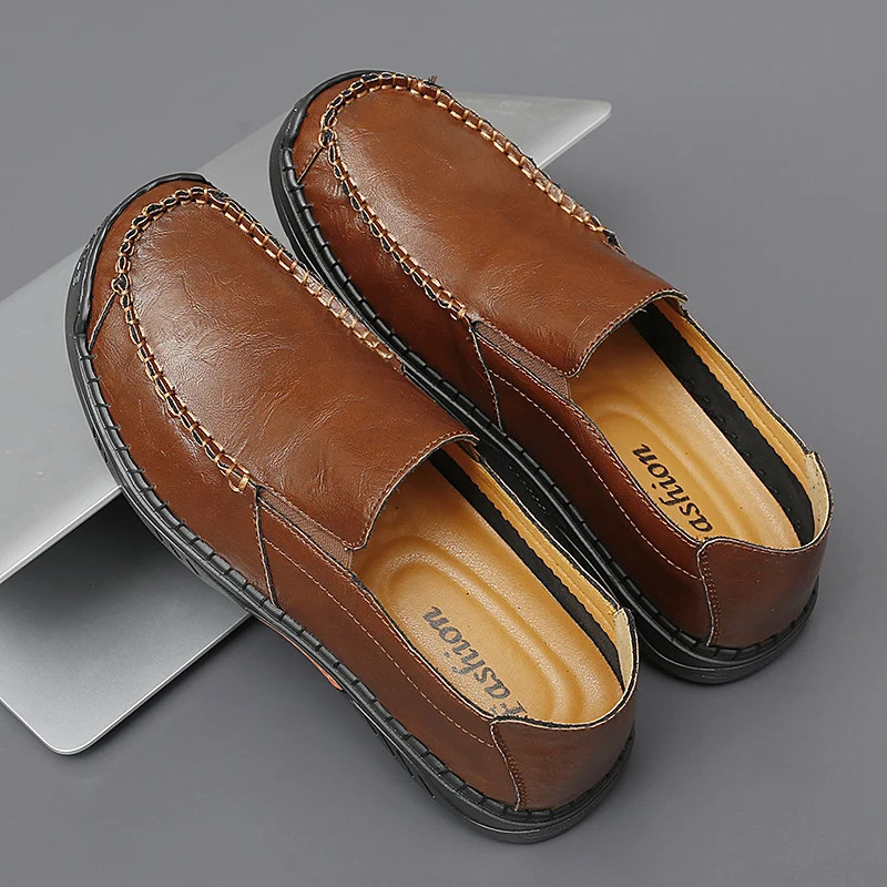 Рисунок 2 - Мокасины мужские кожаные на плоской платформе