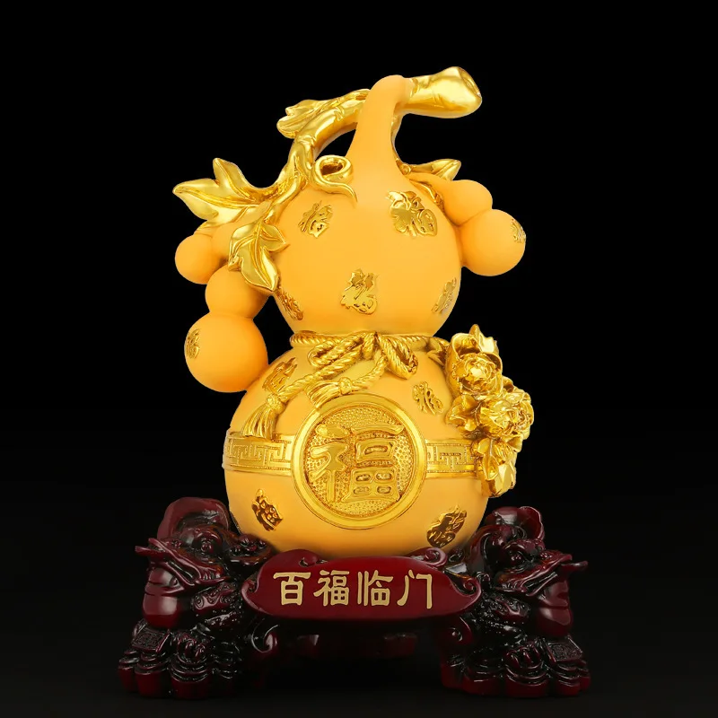 

CHINESE LUCKY FORTUNE GOURD FIGURINES DECORATION LIVING ROOM WINE CABINET STUDY PORCH ORNAMENT CREATIVE PERSONALITY HOME CRAFTS