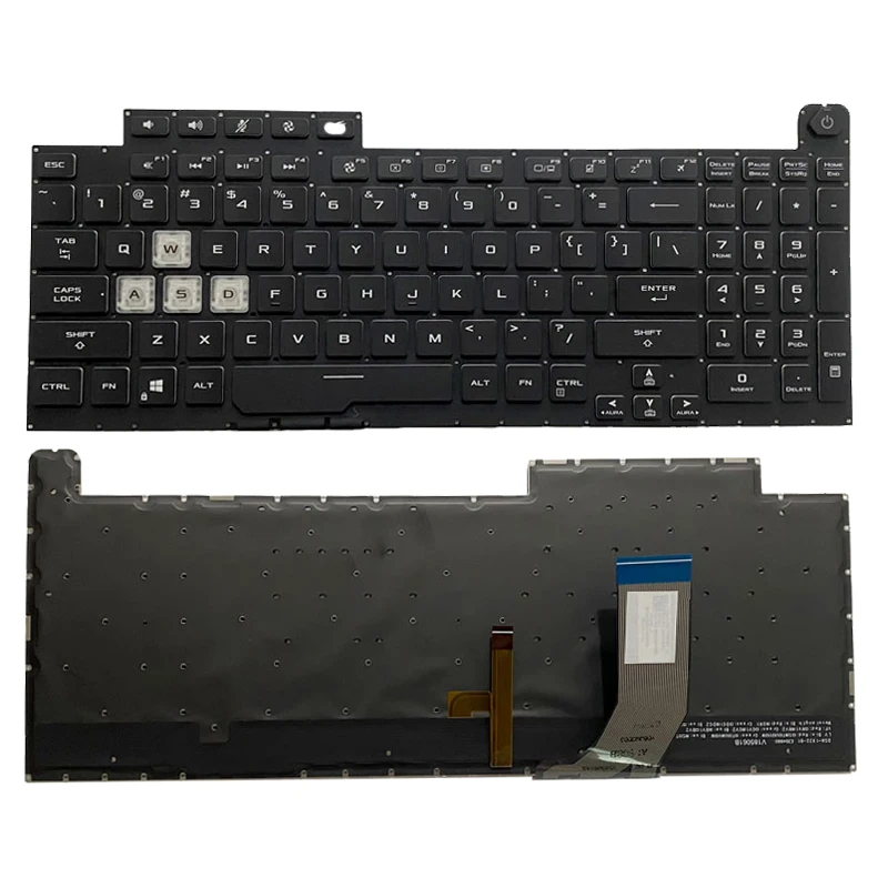 

US/SP RGB Backlit Keyboard for ASUS ROG Strix G731 G731G G731GV G731GT G731GU G732L G732G G732GU G712 G712LU G712LV Portuguese