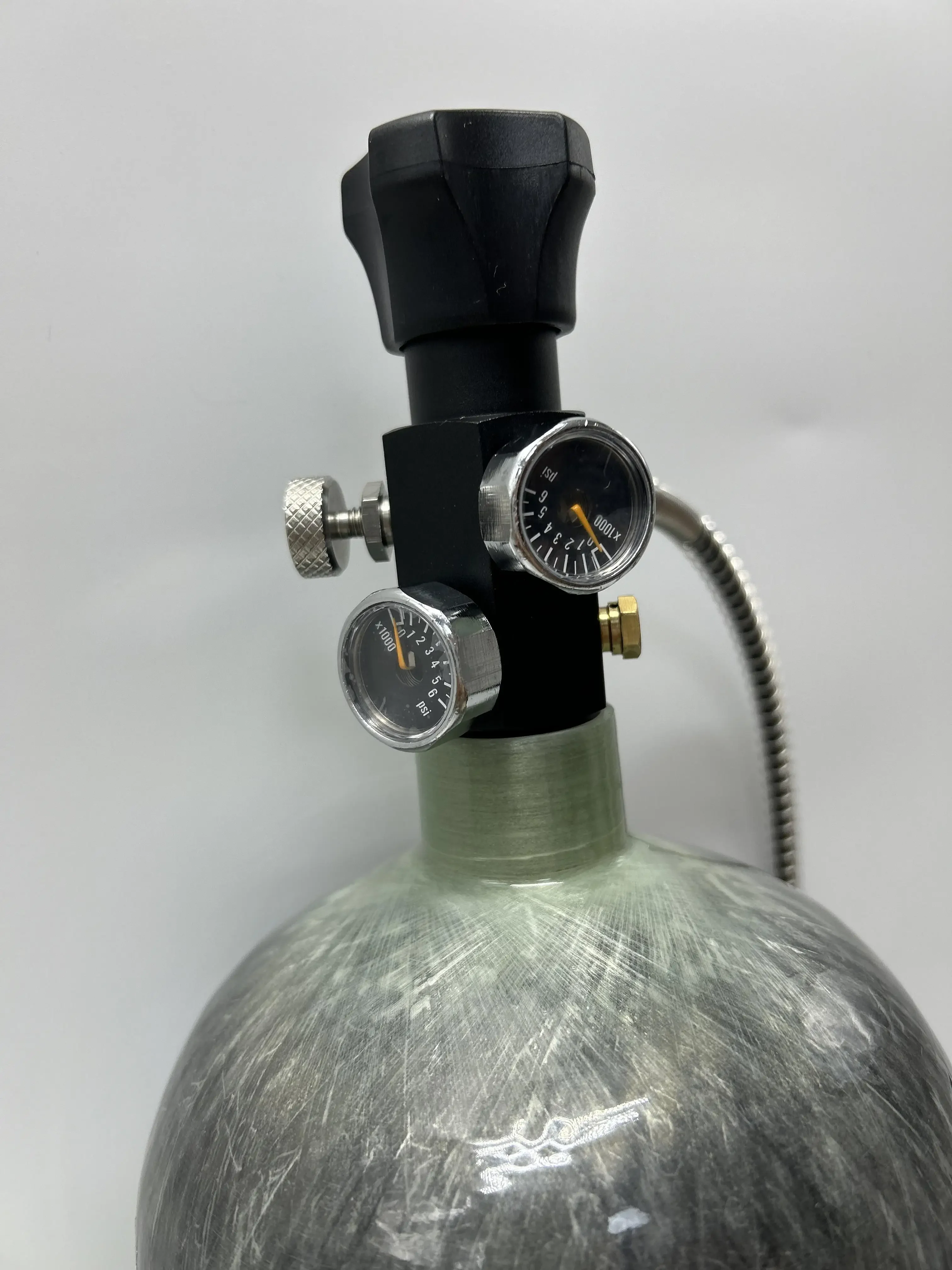 Фото Баллон ACECARE 4500psi 6.8L из углеродного волокна, баллон высокого давления с заправочной станцией и регулирующим клапаном №4
