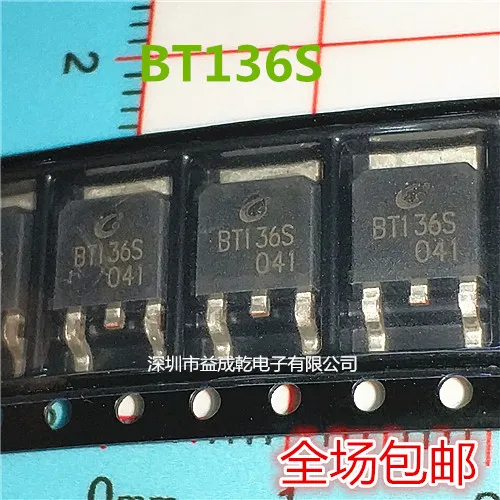 

20 шт. Оригинальный Новый BT136S BT136 TO-252 6A/600V Трехконтактный двунаправленный тиристорный чип