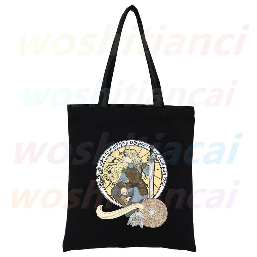 

Женская холщовая сумка-шоппер с рисунком, эко-сумка-шоппер