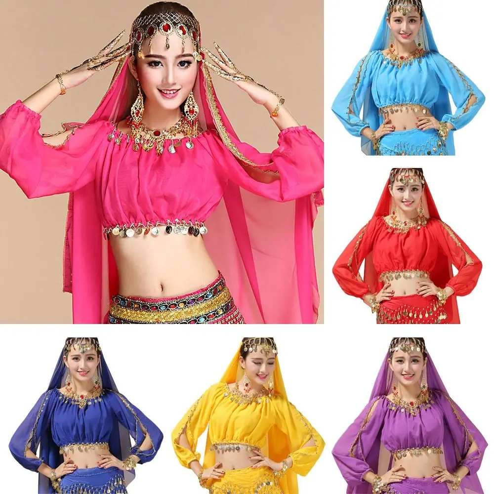 

Women Tassel Nightclub Sequin Show Costumes Dance Wear Belly Dance Top Performance Top