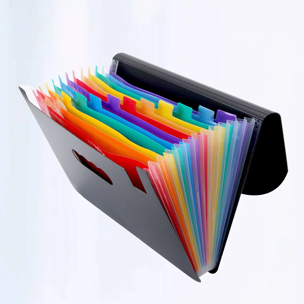 

Portable File Folder 12 Layer Multi-function Folder Document File Folder School Office Supplies for School Daily Use