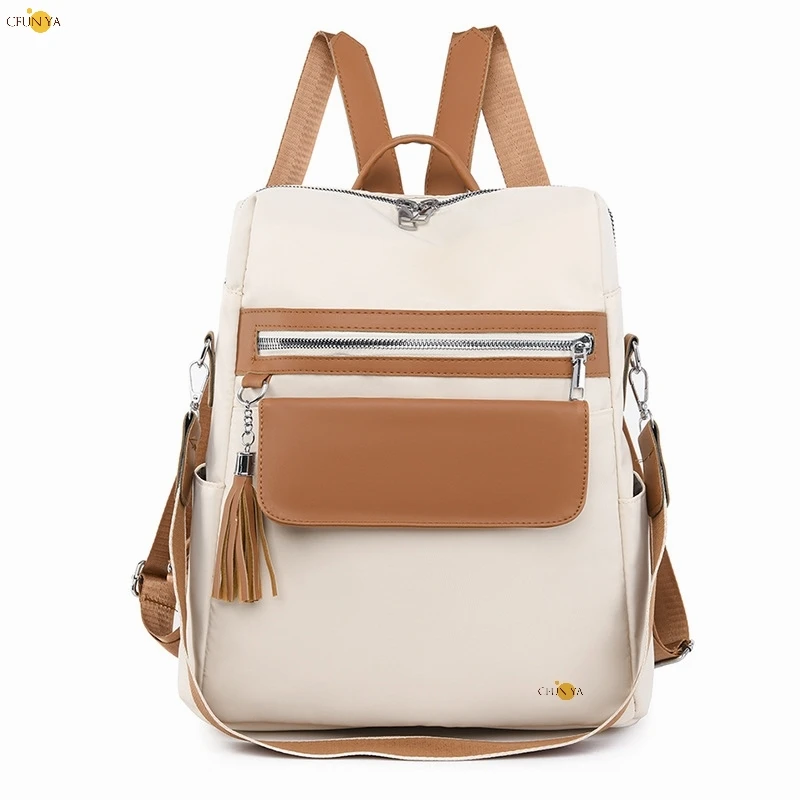 

CFUN YA New Design 2023 Bagpack Women Nylon Female Handbag Travel Anti-Theft Back Ba School Bags For Teenage Girls Shoulder Bag