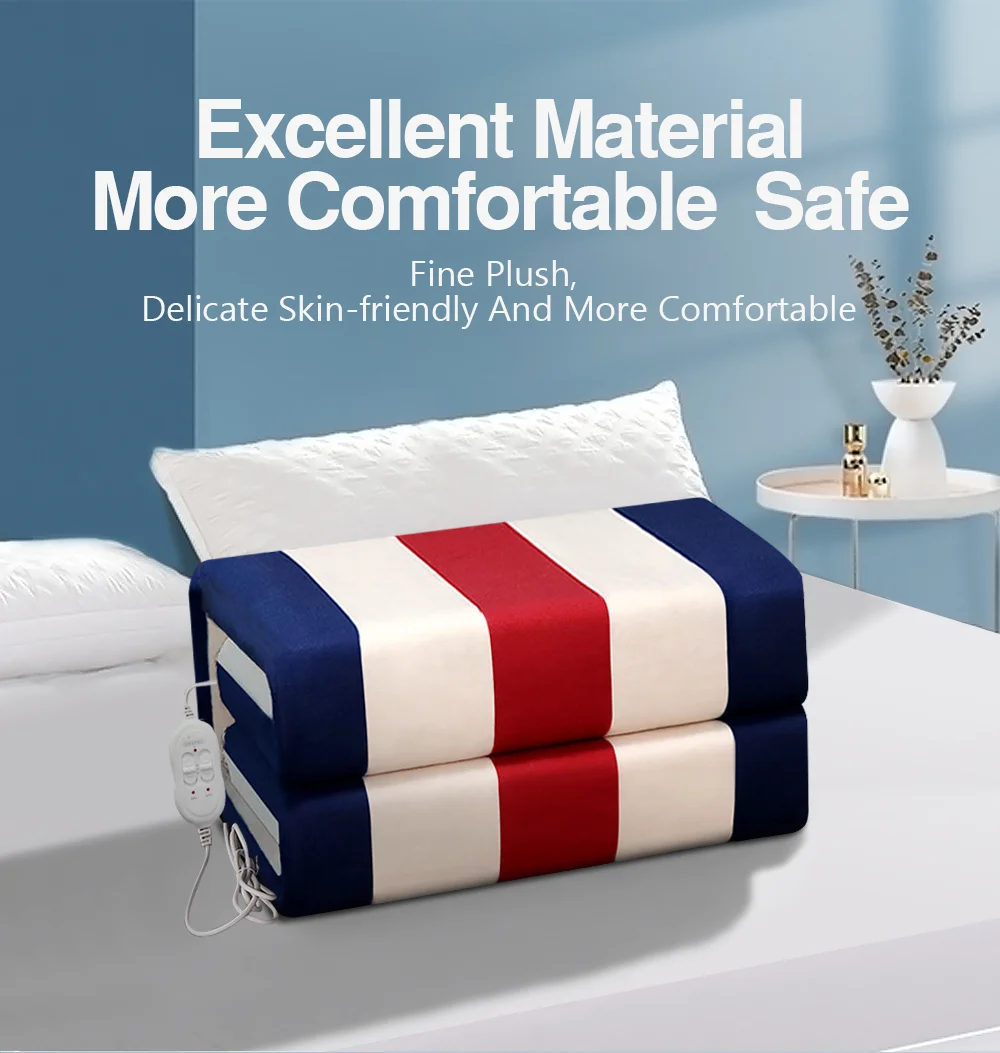

Electric Blanket 220/110V Thicker Heater Heated Blanket Mattress Thermostat Electric Heating Blanket Winter Body Warmer