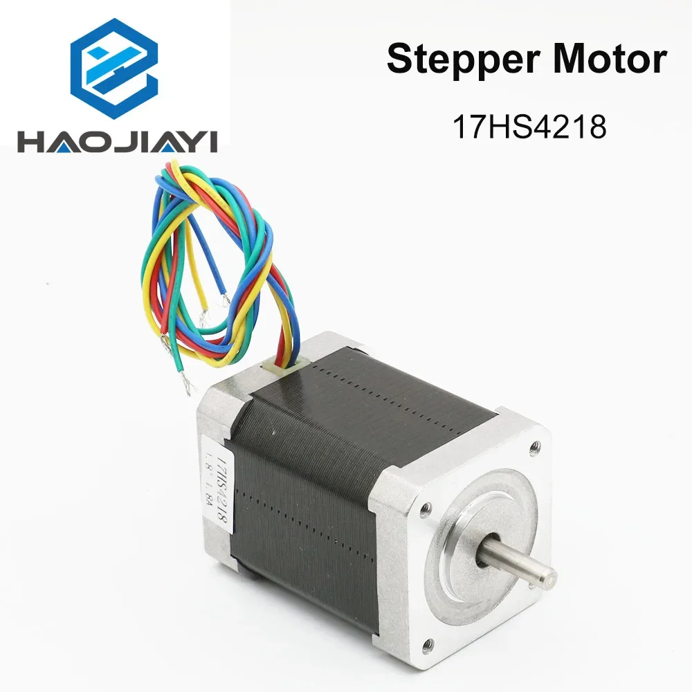Двухфазный гибридный шаговый двигатель HAOJIAYI Nema17 60 мм (1 8 А 0 73 нм 4 провода) Nema 17