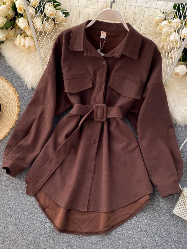 Женские новые весенне-осенние рубашки в стиле ретро рубашка с длинными рукавами