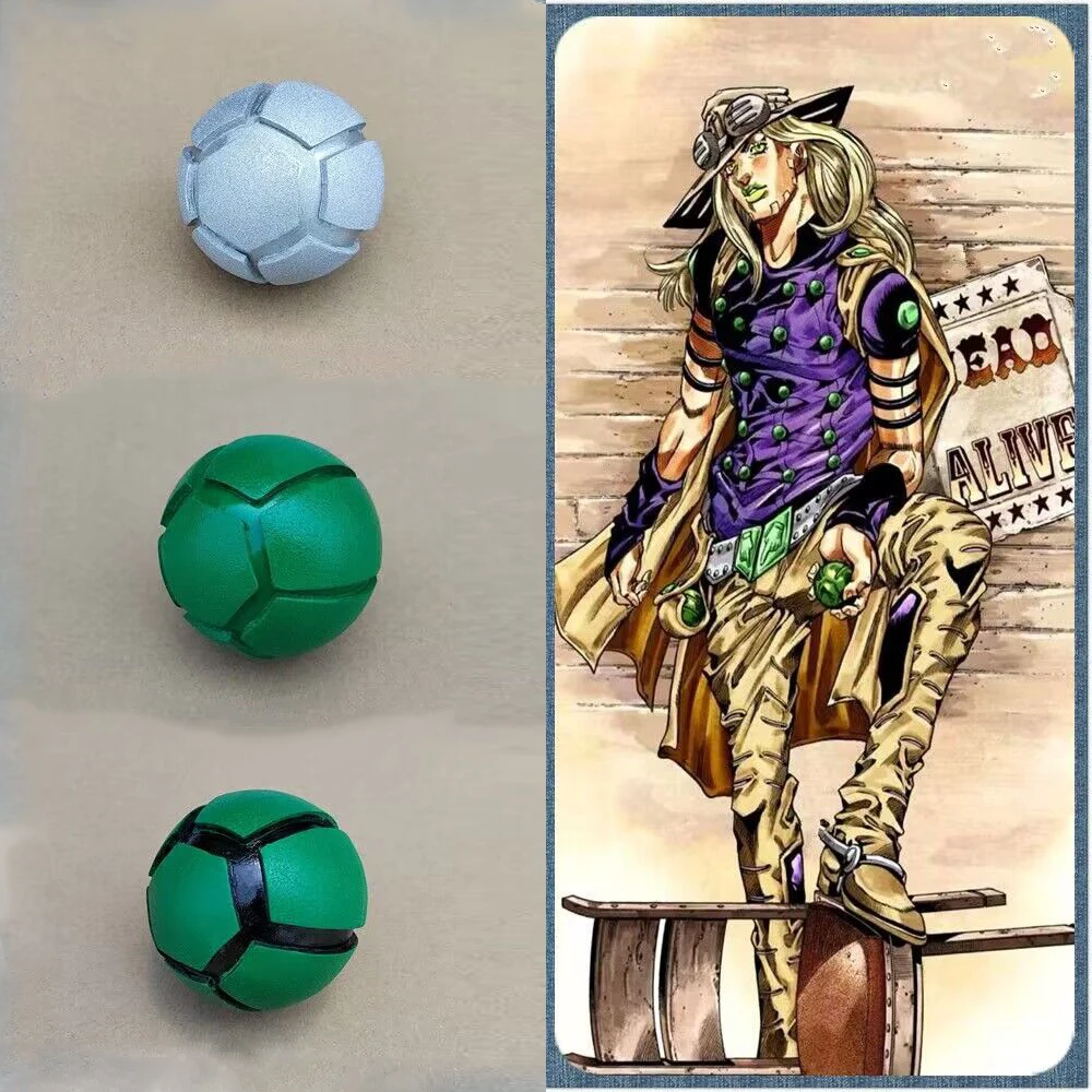 

Аниме невероятные приключения Джоджо, металлический шар, гироскоп, Zeppeli, реквизит для косплея, фотография, реквизит, аксессуары для вечеринк...