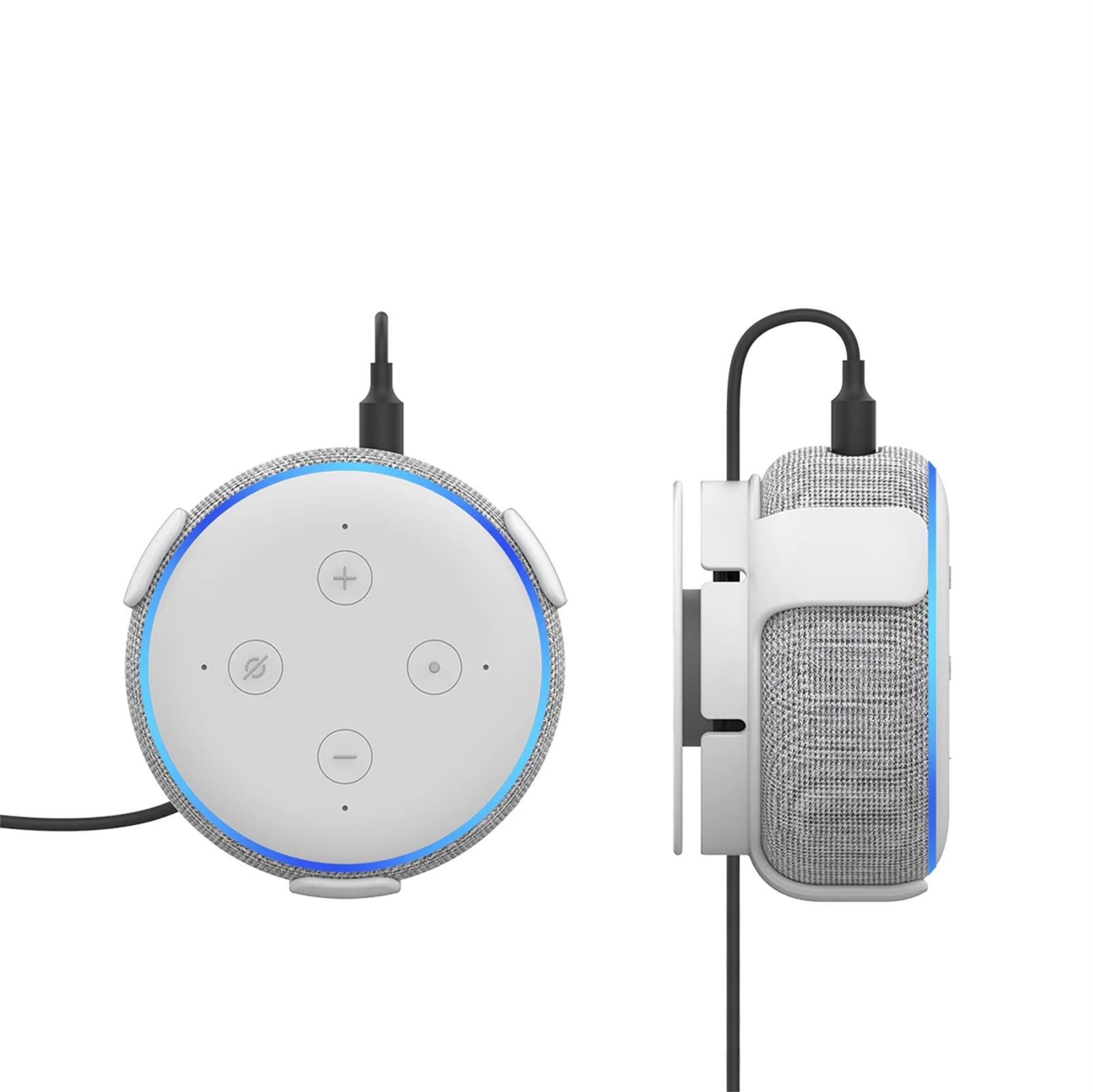 

For E-cho Dot Wall Mount Holder for 3rd Generation with Built-in Cable Management Space-Saving Accessories for Dot 3rd Gen
