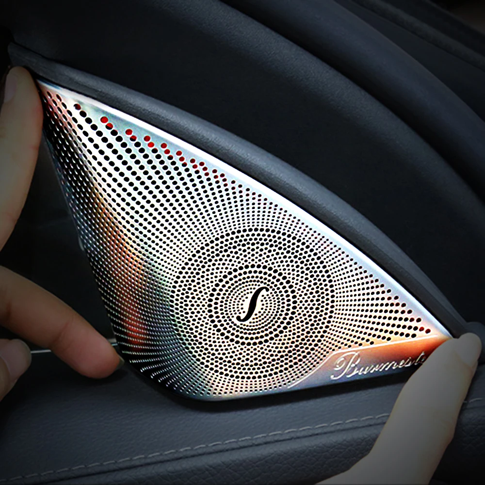 2 шт. Обложка для громкоговорителя Автомобиля AMG Mercedes Brabus E Class 2016-2022