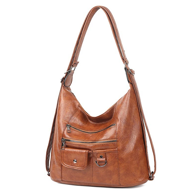 Элегантная женская сумка через плечо из мягкой искусственной кожи 2021