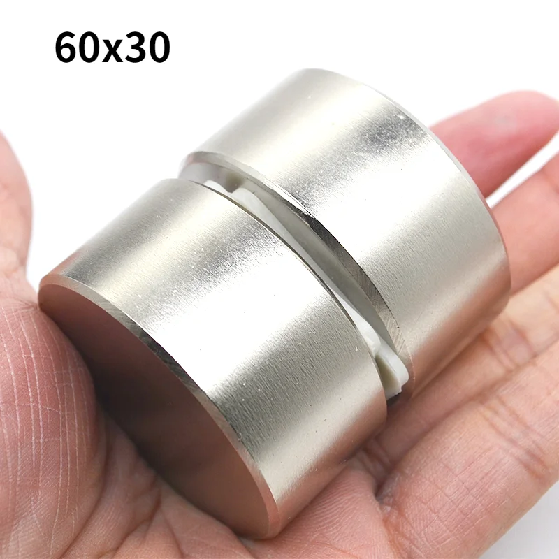 1pc Super Strong Magnets N35 and N52 Round Block Magnet 60x30mm Super Strong Neodymium Magnet Permanent Rare Earth Magnet