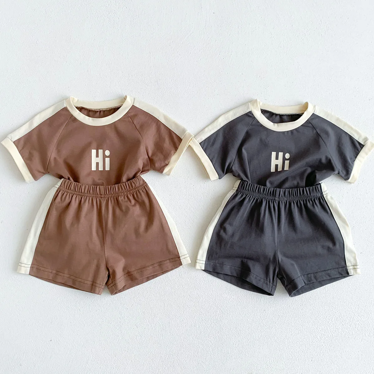 XINYU Baby Sets 2023 Summer Casual Short Sleeve Shorts Clothing For Toddler Boys Suit Fashion Infant Girl Clothes Kids Costume