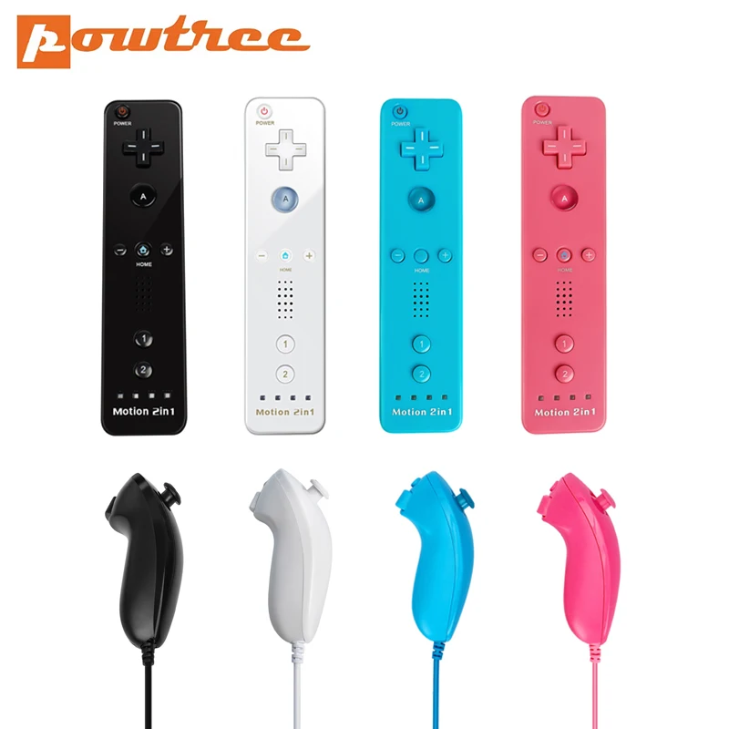 Gebaut-in Motion Plus Fernbedienung Für Nintendo Wii Controller Wii Remote Nunchuk Wii Motion Plus Controller Wireless Gamepad Controle
