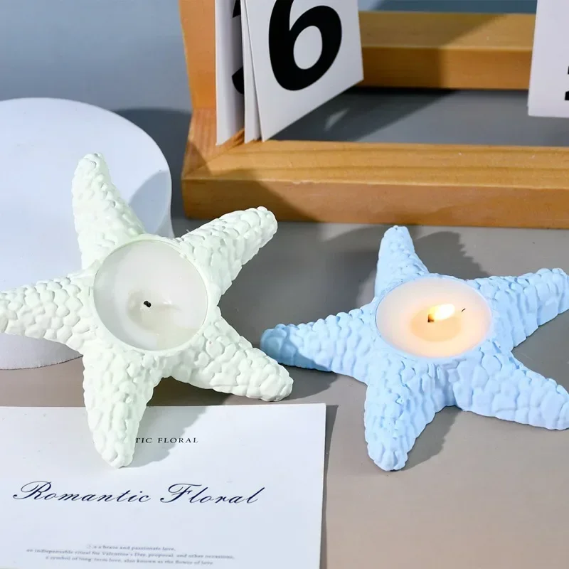 Морская звезда подсвечник силиконовая форма DIY океанская ароматерапевтическая