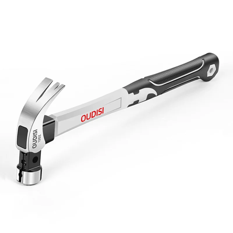 

Heavy Nail puller Hammer Fiber Handle Claw Hammer Steel Woodworking Striking Tools Magnetic Automatic Nail Suction Hamme