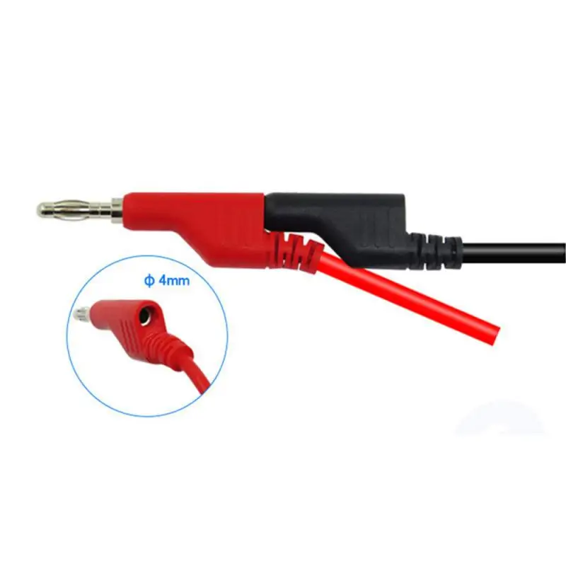 1 ~ 10 шт. Cleqee P1037 4 мм банановый штекер к зажиму типа крокодил комплект тестовых