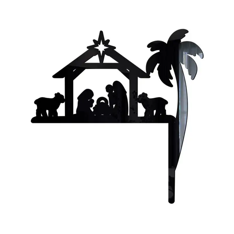 

Light Switch Decal Christmas Snowflakes Santa Acrylic Mirror Sticker Christmas Light Switch Window Decor Door Corner Decor Door