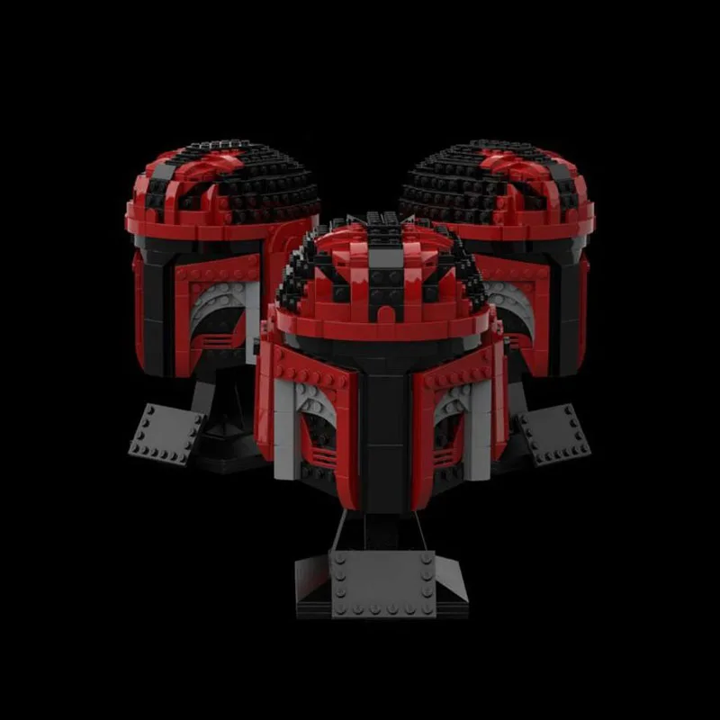 609 шт. MOC научно-фантастический фильм (ЗВЕЗДОЙ БАТЛ) Оби Ван Кеноби шлем серии