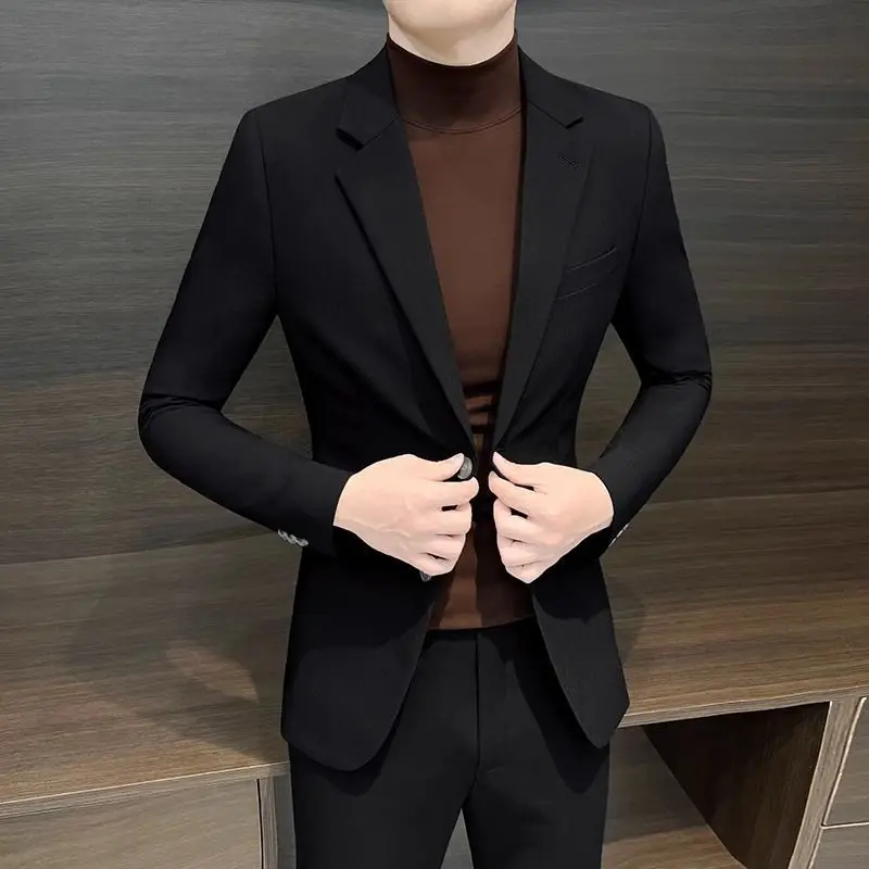 Мужской деловой пиджак р.S-5XL цвета в ассортименте