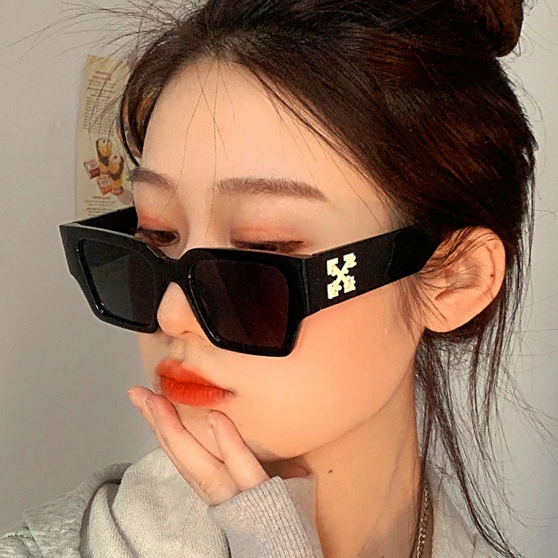 

Солнцезащитные очки «кошачий глаз» женские, винтажные брендовые, с градиентными черными линзами, крутые дизайнерские