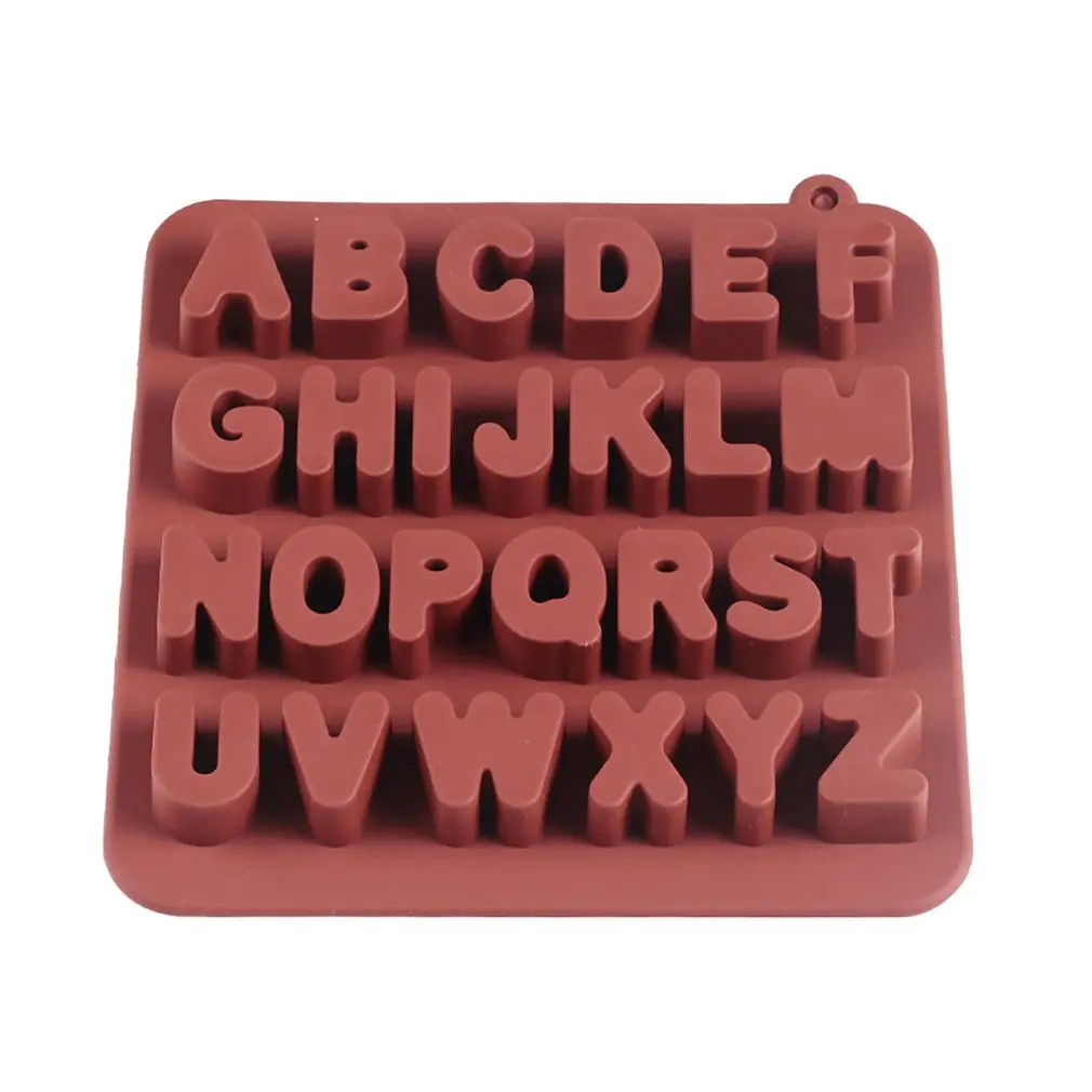 

Cake Silicone Mold 26 English Alphabet Molds Food Grade Non-stick Baking Utensils Kitchen Accessories Cake Decorating Tools