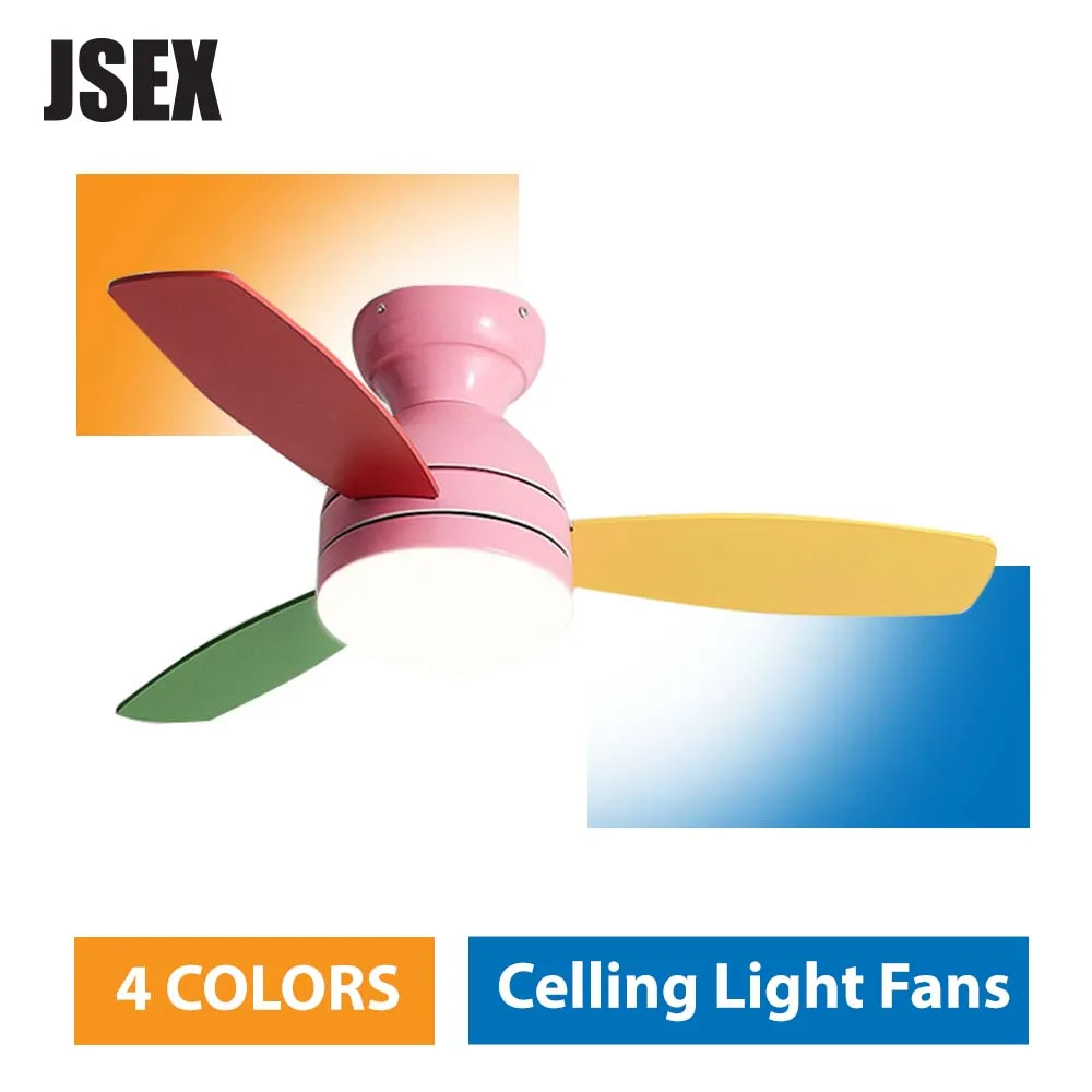 

Simple Living Room Dining Room Bedroom Ceiling Fan Light Big Wind Silent Fan Light Black White Wood Grain Color Fan Chandelier