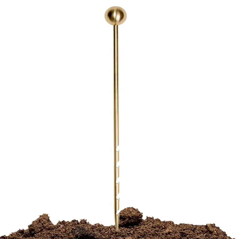 

Soil Test Probe Portable Plant Soil Brass Sampling Tool Planting Supplies For Farm Greenhouse Nursery Flower Bed Soil Testing