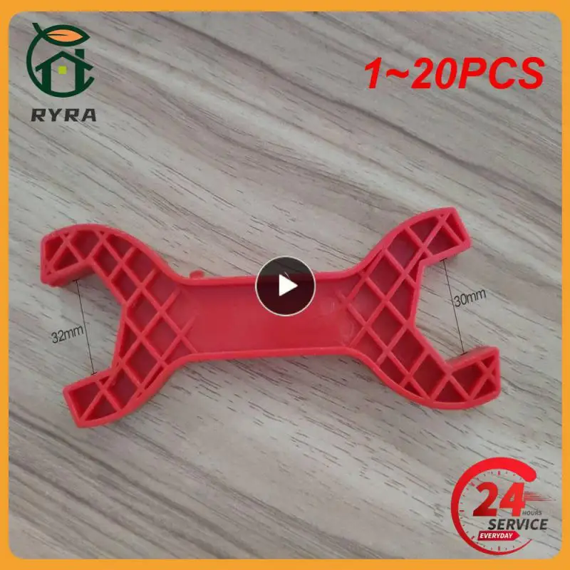 

1 ~ 20 шт. многофункциональный двойной душевой ключ с высокой плотностью пластиковый легкий гаечный ключ для ванной комнаты для дома